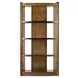 Melange Rich Golden Brown Romano Etagere with LED