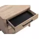 Breckenridge Medium Brown 3 Drawer Nightstand with USB Charging and LED