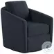 Daisey Brady Navy Swivel Glider