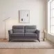 Tellot Dark Gray 57" Loveseat