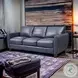 TerraTrek Ocean Blue Leather 82" Sofa