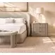 Loggia Aria 3 Drawer 33" Nightstand with USB Charging