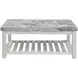Canova Gray Rectangular Marble Coffee Table