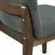 Kody Forest Green Upholstered Dining Chair Set of 2