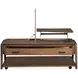 Hallie Milk Chocolate and Dark Chocolate Rectangular Lift Top Cocktail Table