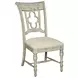 Homestead Pine Cornsilk Upholstered Side Chair Set of 2