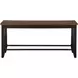 Bermuda Black 54" Counter Height Bench