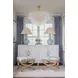 Xanadu White Performance Fabric Stool
