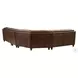 Bexley Caramel Top Grain Leather 4 Piece Sectional