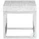 Arctic Stainless Steel Square Occassional Table Set