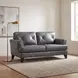 Thierry Burnish Gray 71" Loveseat