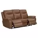 Veracruz Vintage Tan Leather Zero Gravity Dual Power Reclining Living Room Set with USB Charging