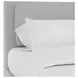 Grant Aluminum Performance Fabric King Upholstered Pillow Back Shelter Bed