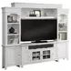 Tidewater Vintage White 3 Piece Small Entertainment Wall
