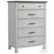 Timber Ridge Weathered Washed Sierra 5 Drawer Chest