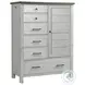 Timber Ridge Weathered Washed Sierra 6 Drawer Chifferobe