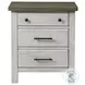 Timber Ridge Weathered Washed Sierra 3 Drawer Nightstand
