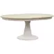 Whisperbay Sea Pearl and Driftwood 72" Extendable Oval Dining Table