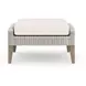 Carezza Taupe and Natural Upholstered 5 Piece Conversation Set