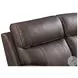 Thorne Stokes Toffee Performance Fabric Reclining Living Room Set with Drop Down Table