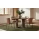 Hayes Rustic Brown Round Dining Room Set