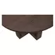 Hayes Rustic Brown 54" Round Dining Table