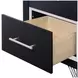 Ava Ebony 2 Drawer Nightstand