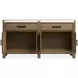 Plum Creek Sierra Brown and White Rectangular Dining Room Set