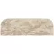 Mcpherson Burnt Umber Demilune Marble Top Sofa Table