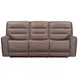 Lawmere Sydney Brunette 86" Zero Gravity Triple Power Reclining Sofa with USB Charging