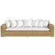 Playa Soothe Pearl 113" Outdoor Sofa with Flange Welt