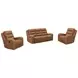 Auburn Wrangler Clay Leather Glider Recliner