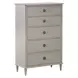 Zest Beige 5 Drawers Chest