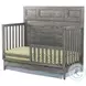 Foundry Brushed Pewter Flat Top Convertible Standard Crib