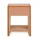 Kora Terracotta 1 Drawer Open Nightstand