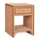 Kora Terracotta 1 Drawer Open Nightstand