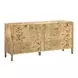 Brandyss Natural Burl 7 Drawer Dresser