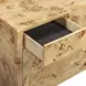 Brandyss Natural Burl 7 Drawer Dresser