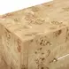Brandyss Natural Burl 7 Drawer Dresser