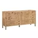 Brandyss Honey Burl 7 Drawer Dresser