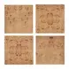 Brandyss Honey Burl 7 Drawer Dresser