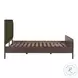 Hella Forest Green Velvet King Upholstered Bed
