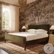 Hella Forest Green Velvet Queen Upholstered Bed