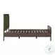 Hella Forest Green Velvet Queen Upholstered Bed