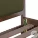 Hella Forest Green Velvet Queen Upholstered Bed