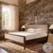 Hella Taupe Velvet King Upholstered Bed