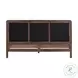 Hella Taupe Velvet King Upholstered Bed