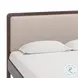 Hella Taupe Velvet King Upholstered Bed