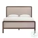 Hella Taupe Velvet Queen Upholstered Bed