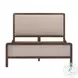 Hella Taupe Velvet Queen Upholstered Bed